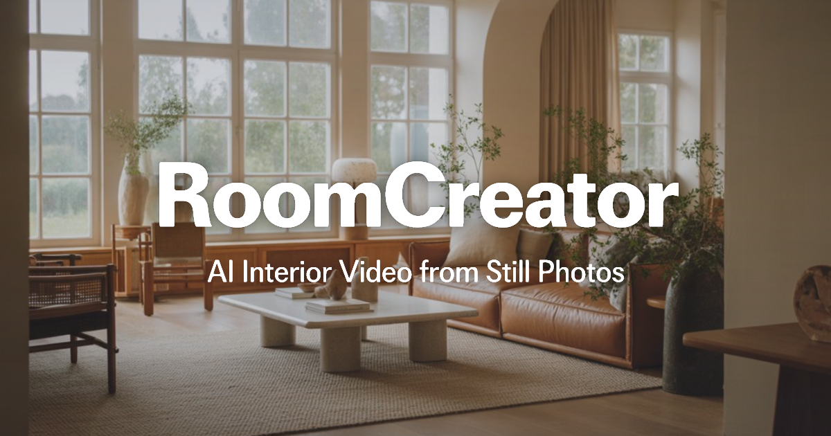 AI Interior Video from Still Photos | RoomCreator