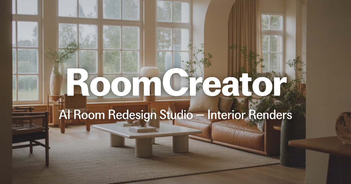 AI Room Redesign Studio — Interior Renders | RoomCreator